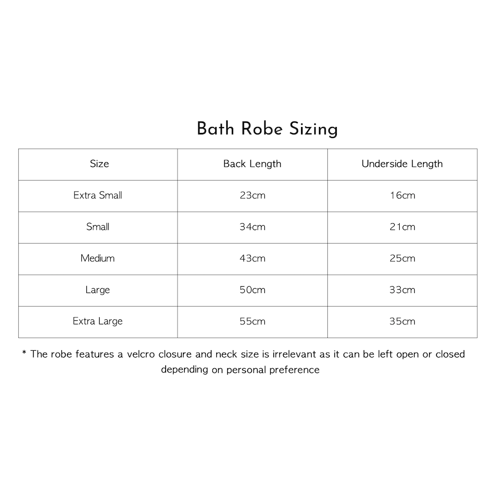 BIG & LITTLE DOGS - Dog Bath Robe: Lemon