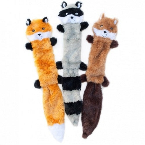 ZIPPY PAWS - Skinny Peltz 3-Pack Large Dog Toy