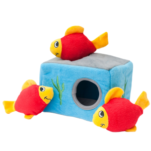 ZIPPY PAWS - Zippy Burrow Aquarium Interactive Dog Toy