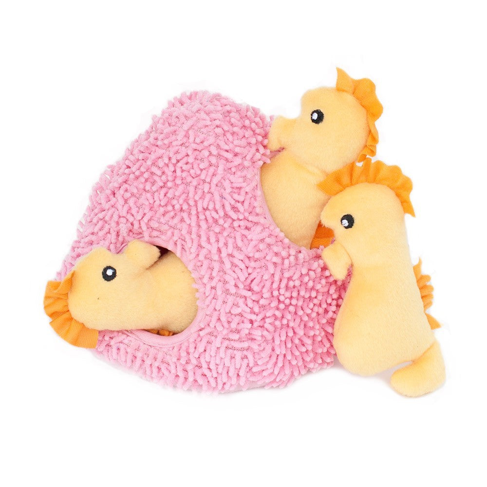 ZIPPY PAWS - Zippy Burrows Seahorse 'n Coral Dog Toy