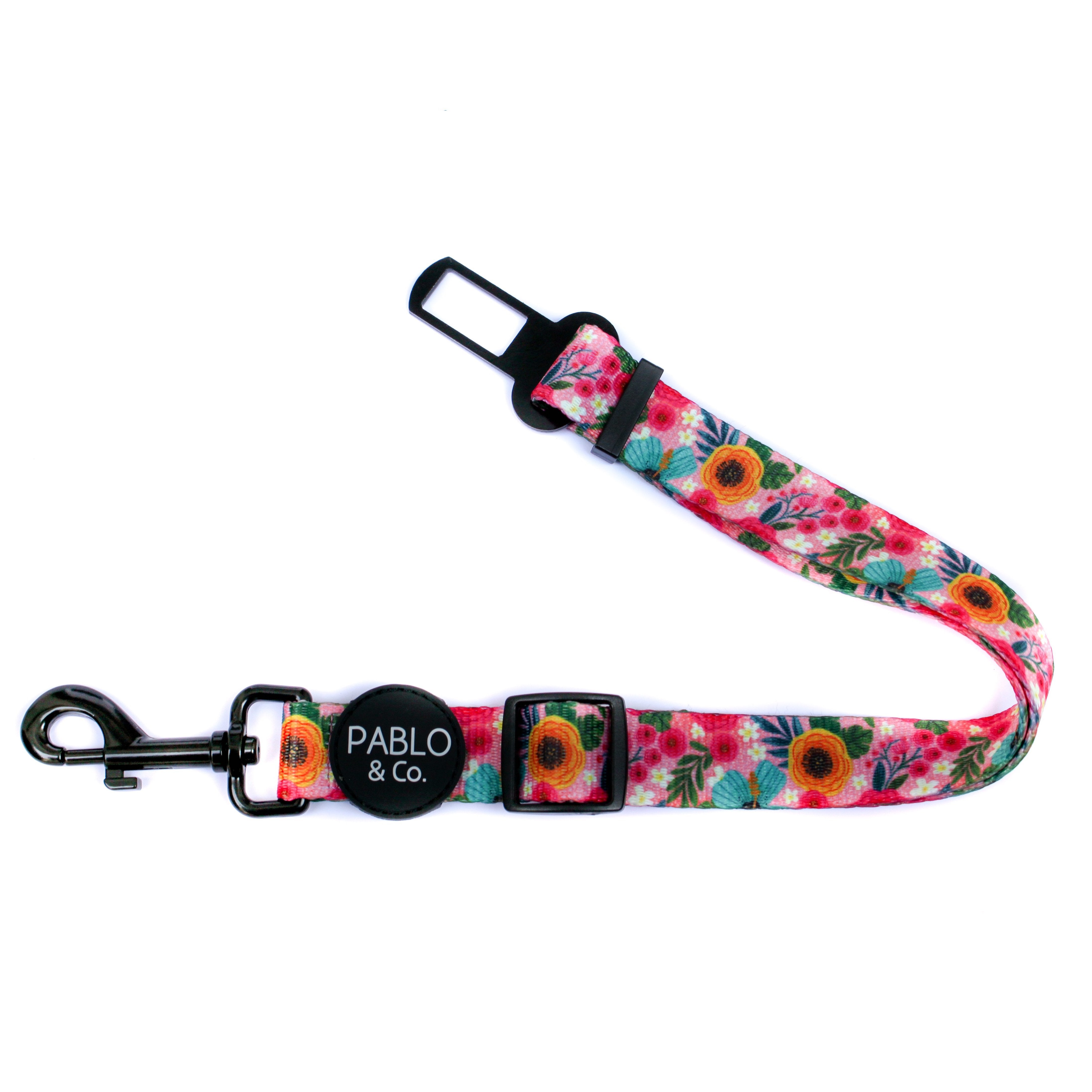 PABLO & CO - The Floral Edit Adjustable Dog Car Restraint