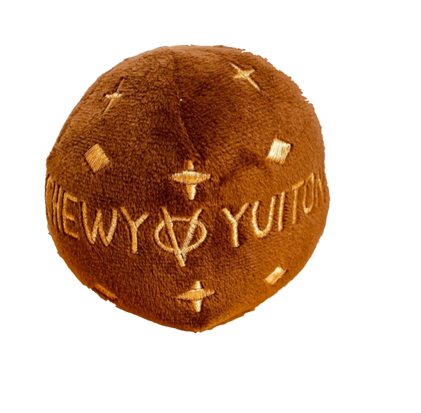 L'BARKERY - Chewy Vuiton Ball Plush Dog Toy – Fetch Connection