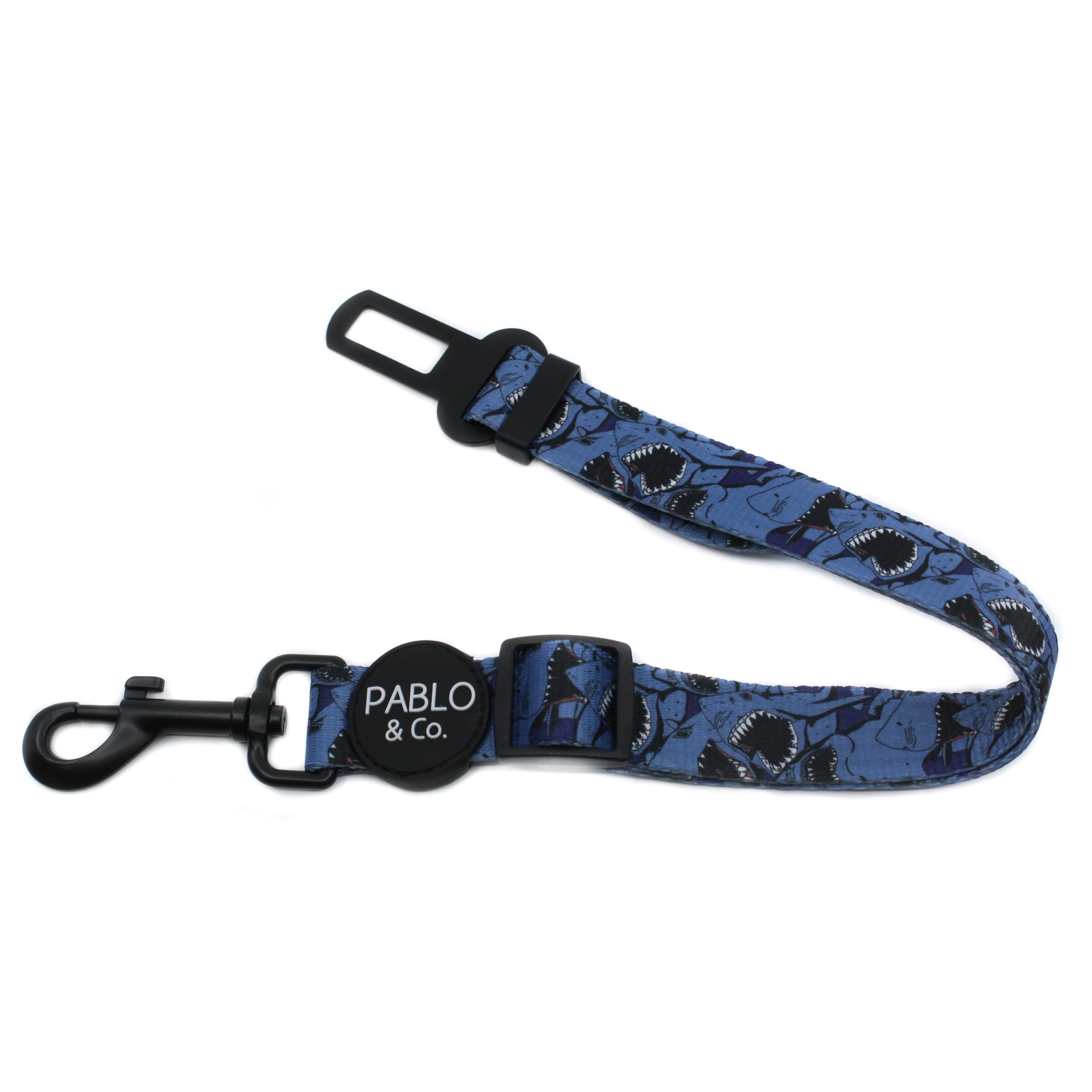PABLO & CO - Sharks Adjustable Dog Car Restraint