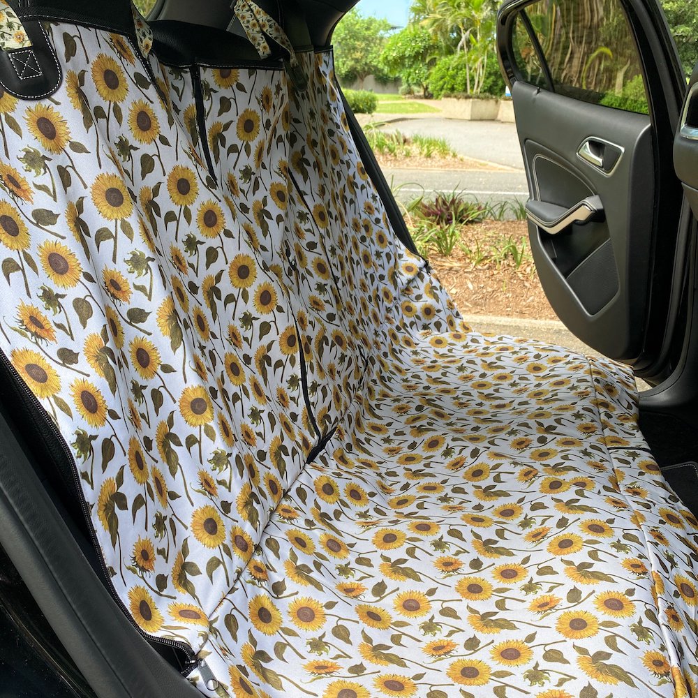PABLO & CO - Sunflowers Hammock Back Car Seat Cover