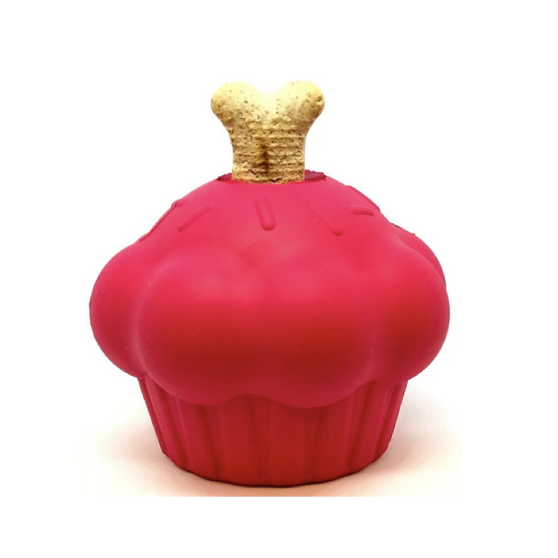 ROVER PET PRODUCTS - Pink Cupcake Slow Feeder Toy