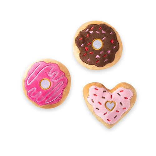 FRINGE STUDIO - Donut U Know I Love U 3-piece Small Dog Toy Set