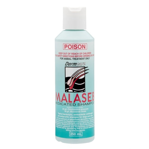 MALASEB - Medicated Pet Shampoo for Cats and Dogs 250mL
