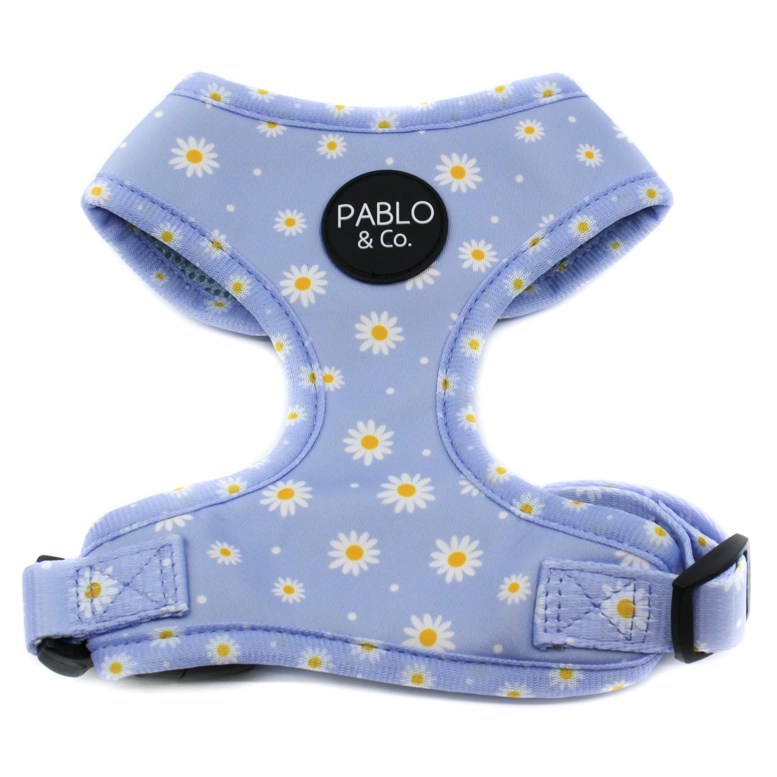 PABLO & CO - Blue Daisy Adjustable Dog Harness
