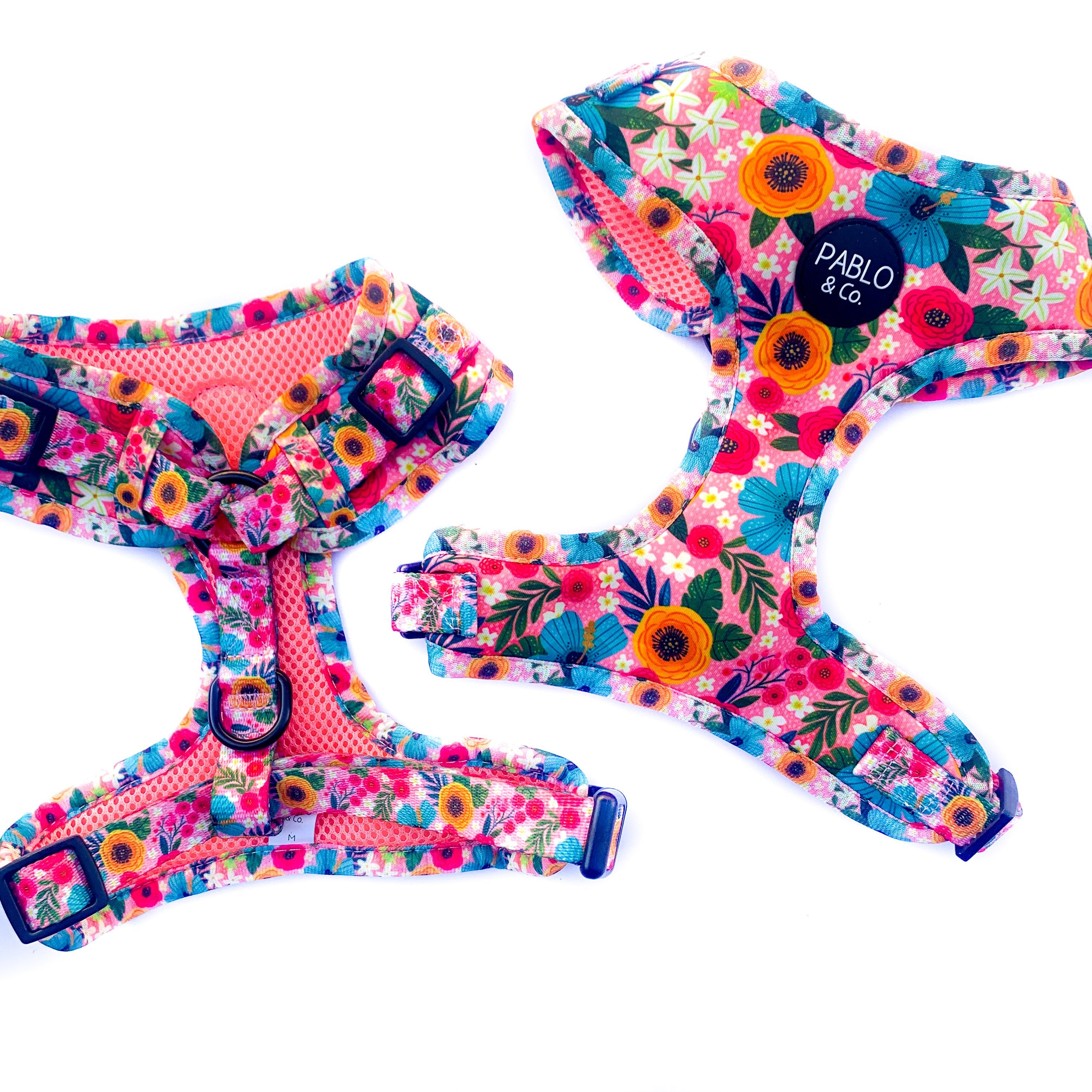 PABLO & CO - The Floral Edit Adjustable Dog Harness