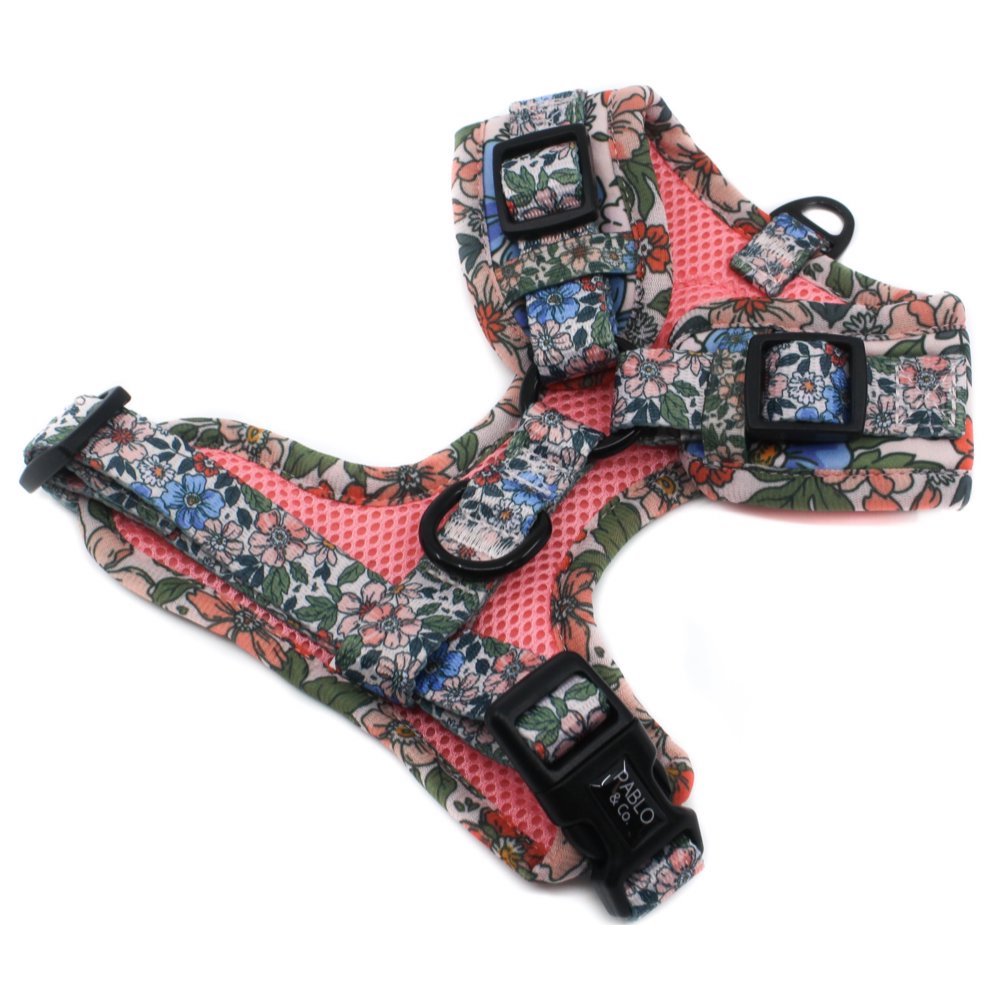 PABLO & CO - Grandma's Garden Adjustable Dog Harness