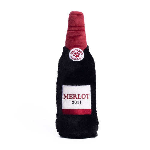 ZIPPY PAWS - Happy Hour Crusherz Dog Toy Red Wine