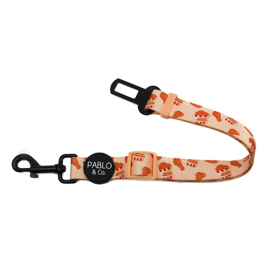 PABLO & CO - Hot N' Spicy Adjustable Dog Car Restraint