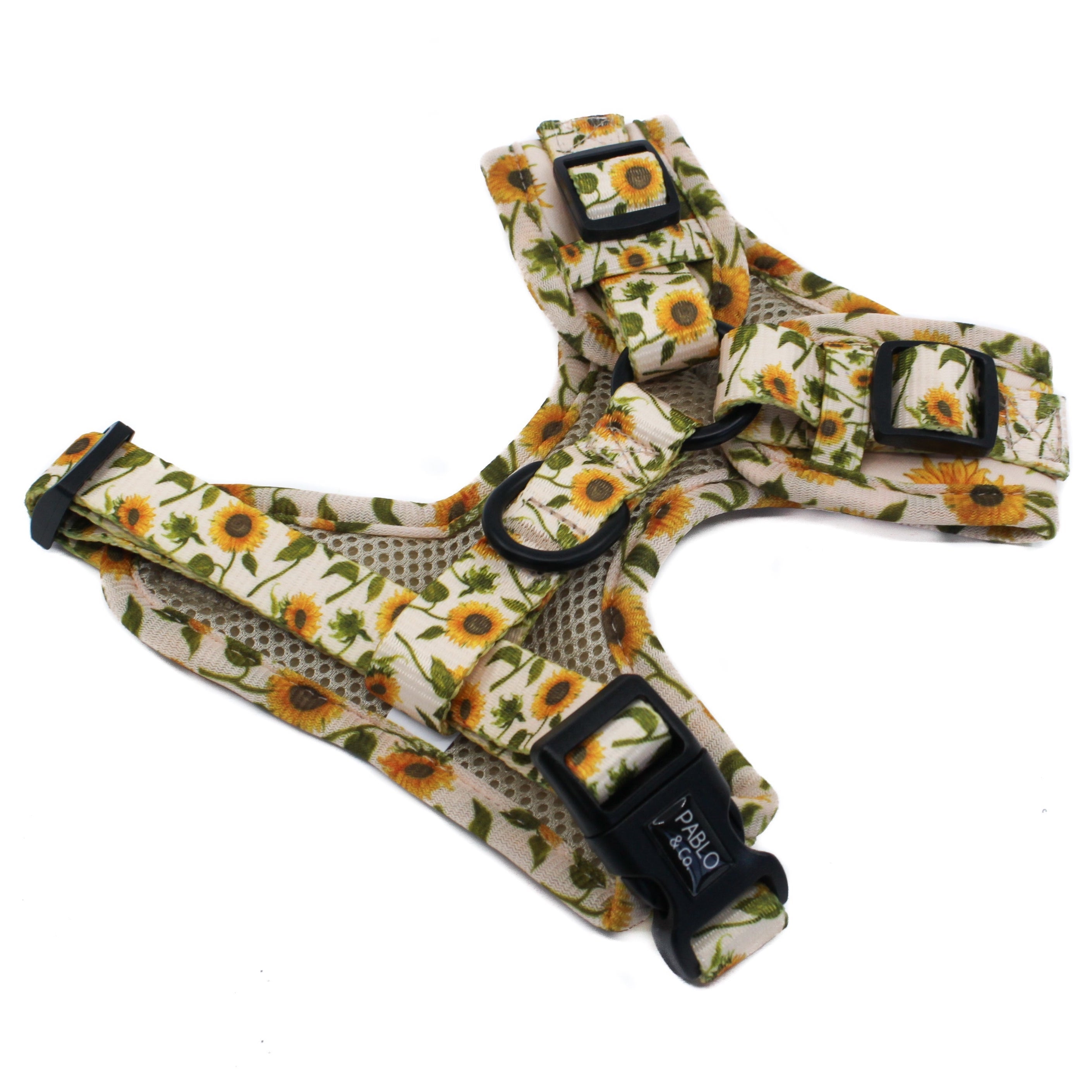 PABLO & CO - Sunflowers Adjustable Dog Harness
