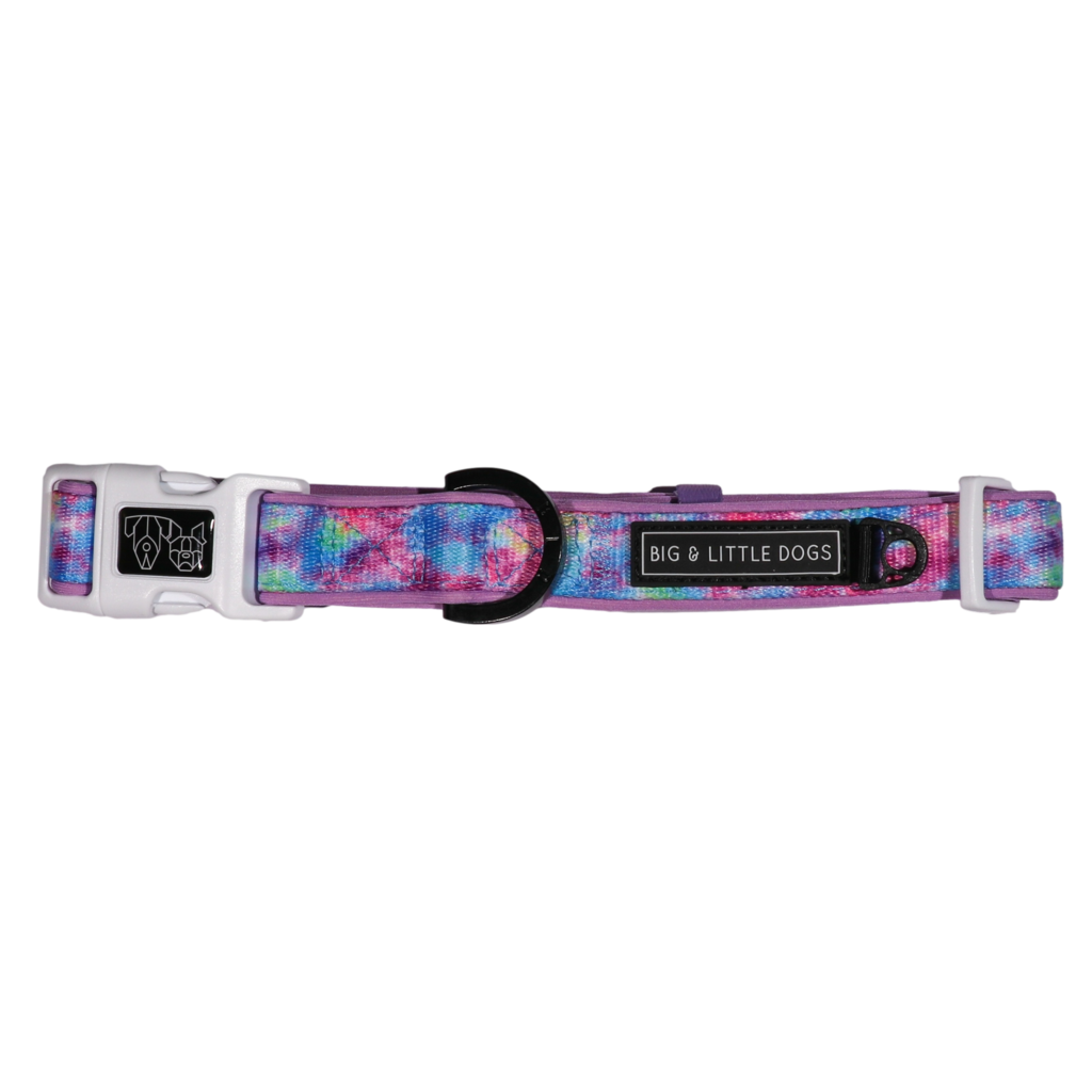 BIG & LITTLE DOGS - Tie Dye For Dog Collar & Bow Tie