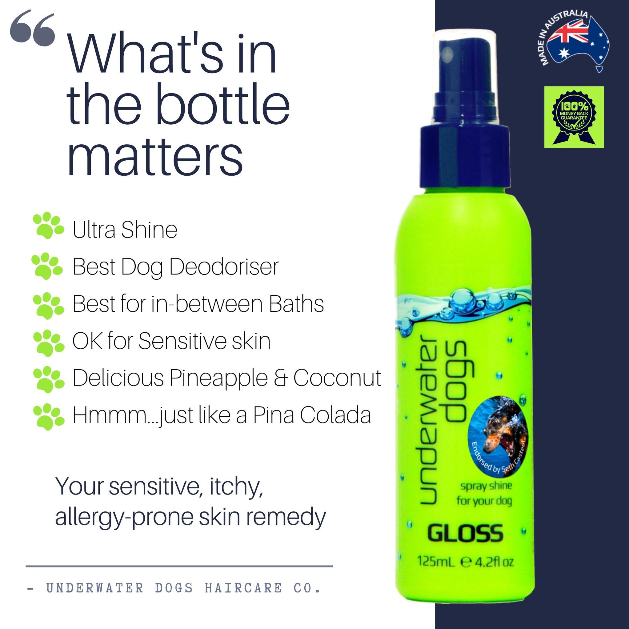 UNDERWATER DOGS - Gloss Dog Deodoriser