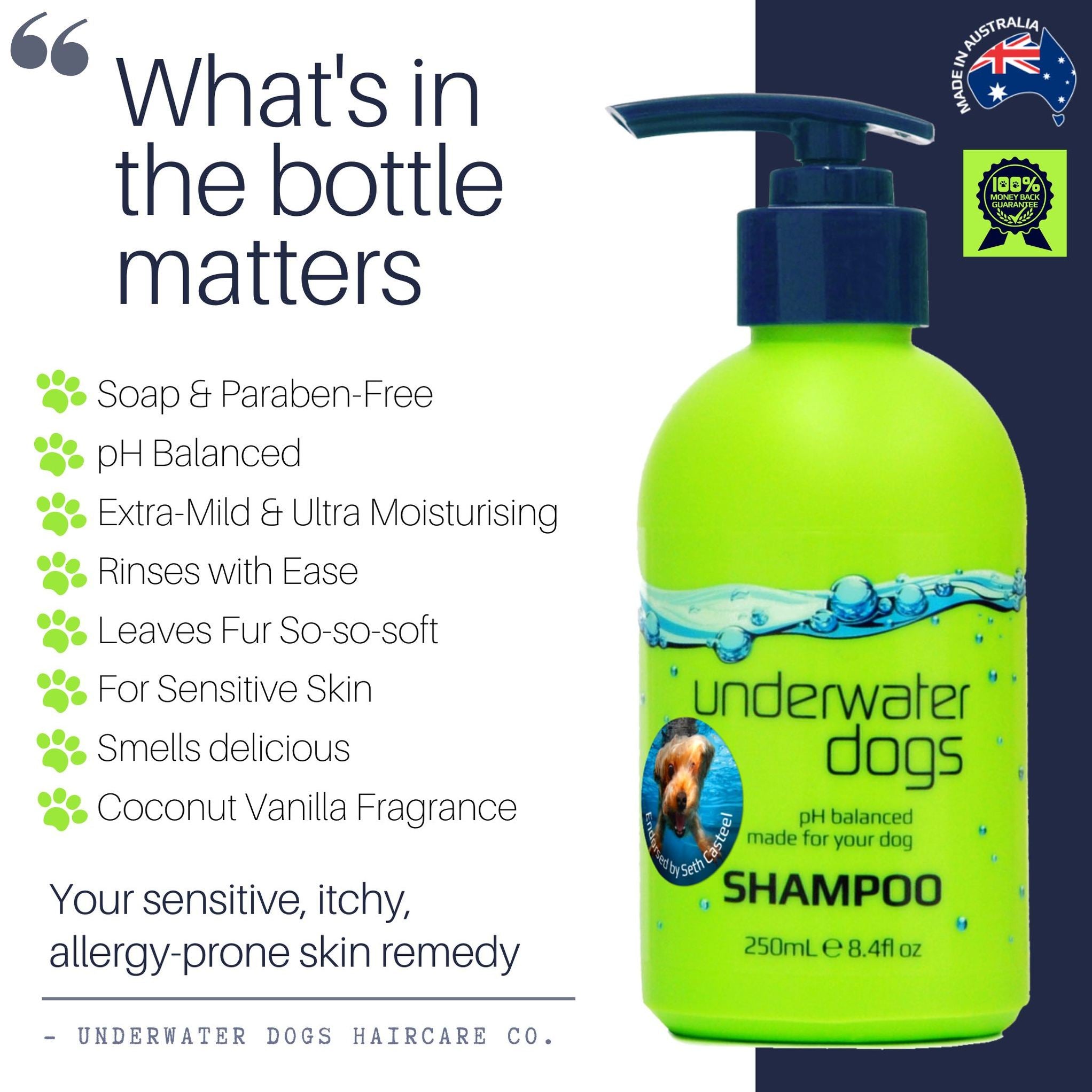 UNDERWATER DOGS - Dog Shampoo 250mL
