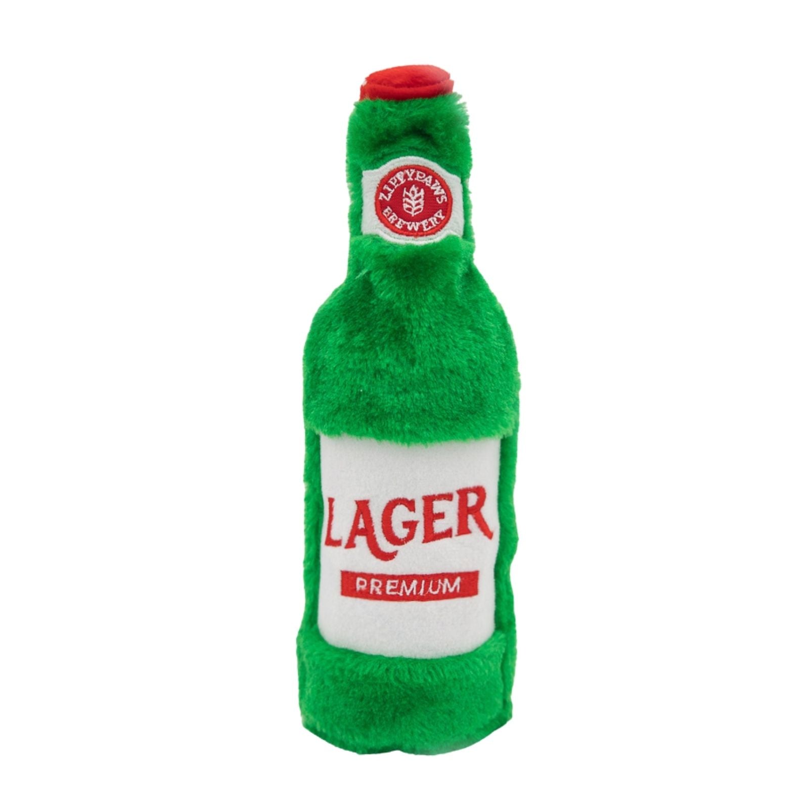 ZIPPY PAWS - Happy Hour Crusherz Dog Toy Lager