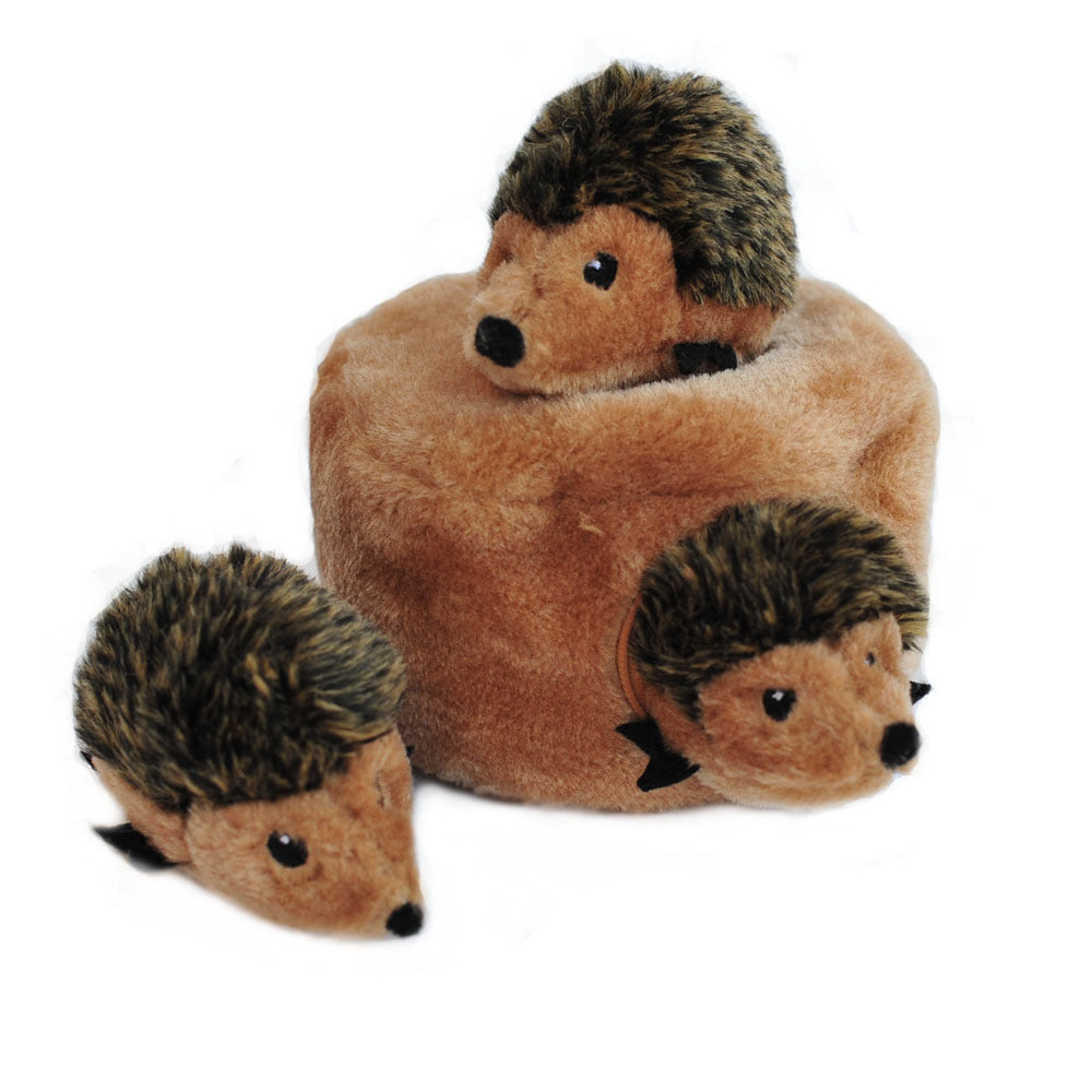 ZIPPY PAWS - Zippy Burrow Hedgehog Den Interactive Dog Toy