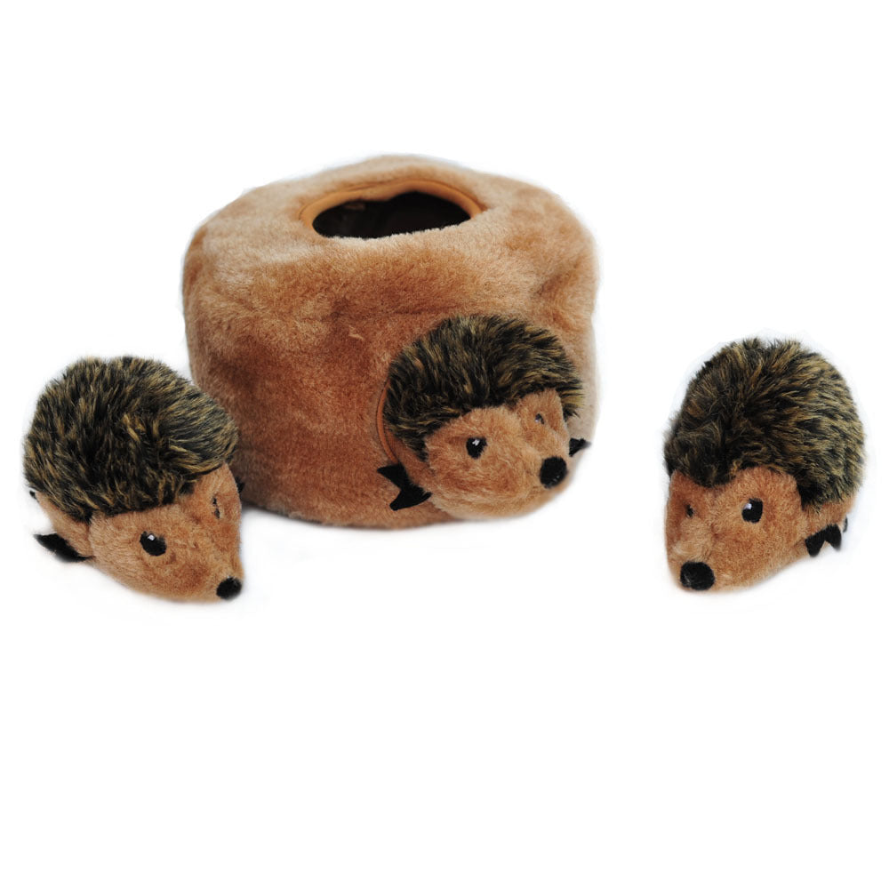 ZIPPY PAWS - Zippy Burrow Hedgehog Den Interactive Dog Toy
