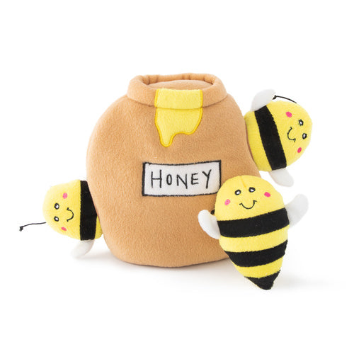 ZIPPY PAWS - Zippy Burrows Honey Pot Interactive Plush Toy