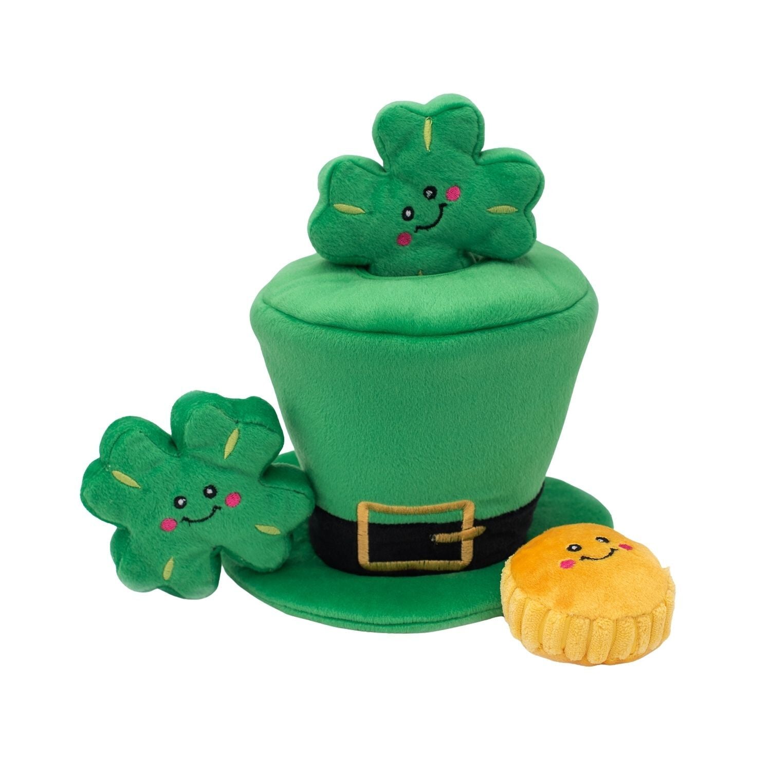 ZIPPY PAWS - Zippy Burrows St Patricks Leprechaun Hat Dog Toy
