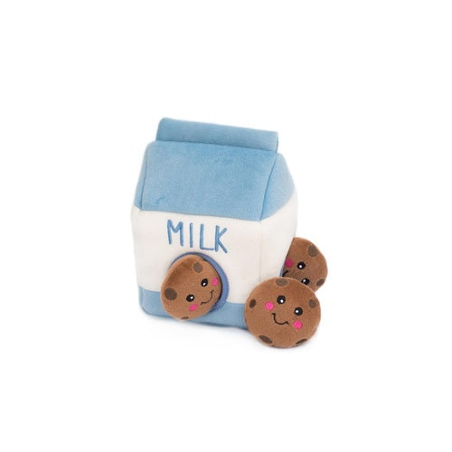 ZIPPY PAWS - Zippy Burrow Milk and Cookies Interactive Plush Toy