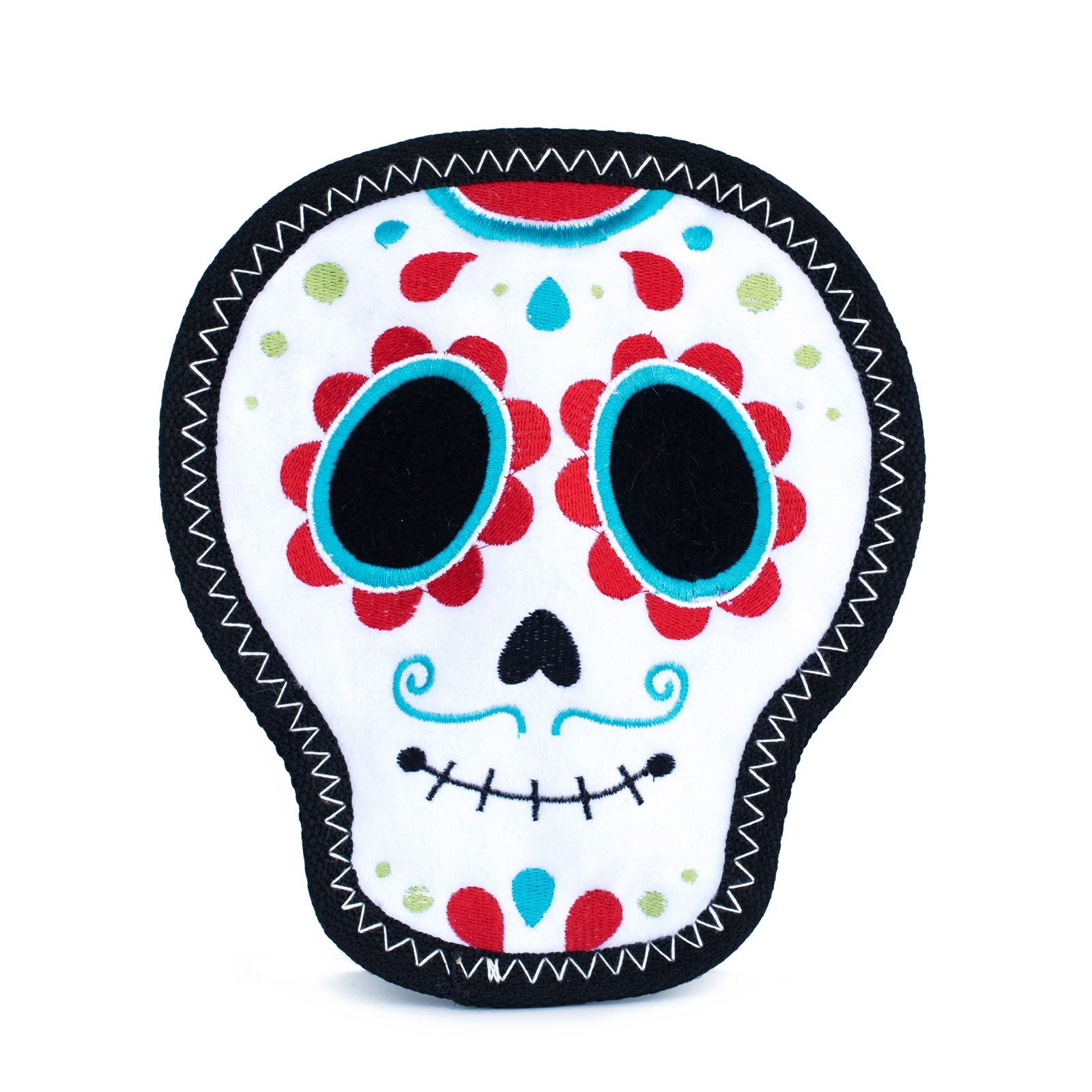 ZIPPY PAWS - Z-Stitch Durable No Stuffing Toy - Santiago the Sugar Skull