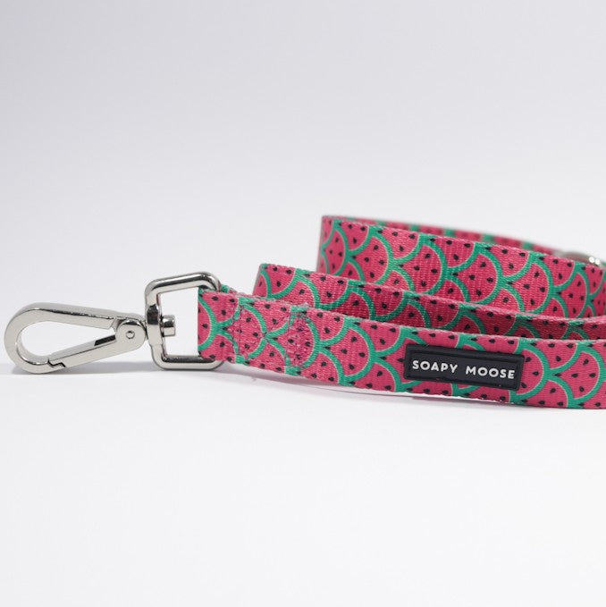 SOAPY MOOSE - Hot Pink Watermelon Double Sided Leash