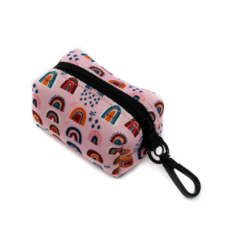 PABLO & CO - Pink Rainbows Dog Poop Bag Holder