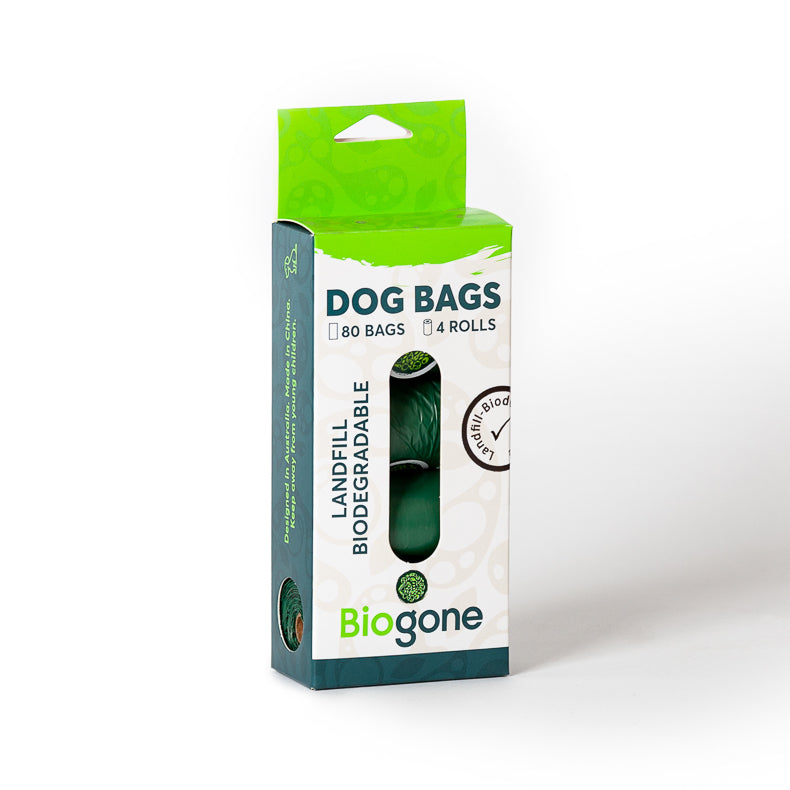 BIO-GONE - Biodegradable Poop Bags 4-Pack
