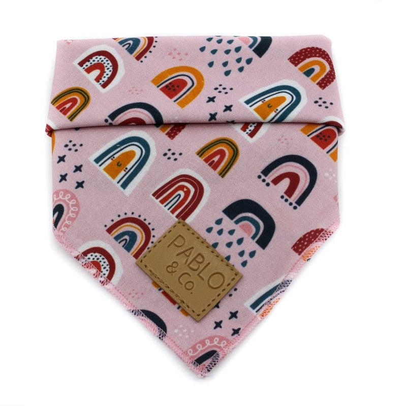 PABLO & CO - Pink Rainbows Dog Bandana