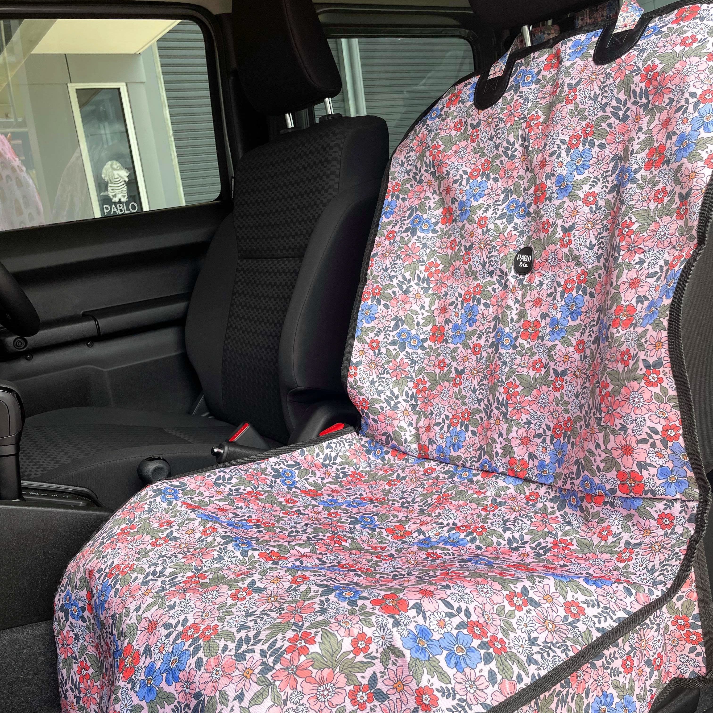 PABLO & CO - Grandma's Garden Single Front Car Seat Cover