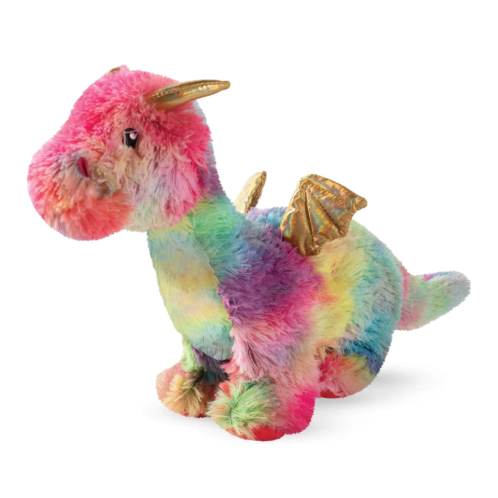 FRINGE STUDIO - Rainbow Dragon Plush Squeaker Dog Toy