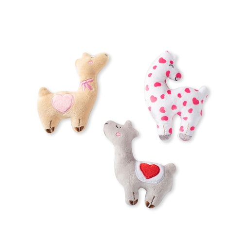 FRINGE STUDIO - Love Llamas 3-piece Small Dog Toy Set