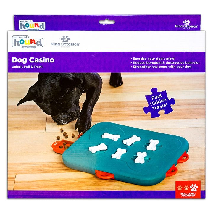 NINA OTTOSSON - Dog Casino Turquoise Puzzle Toy