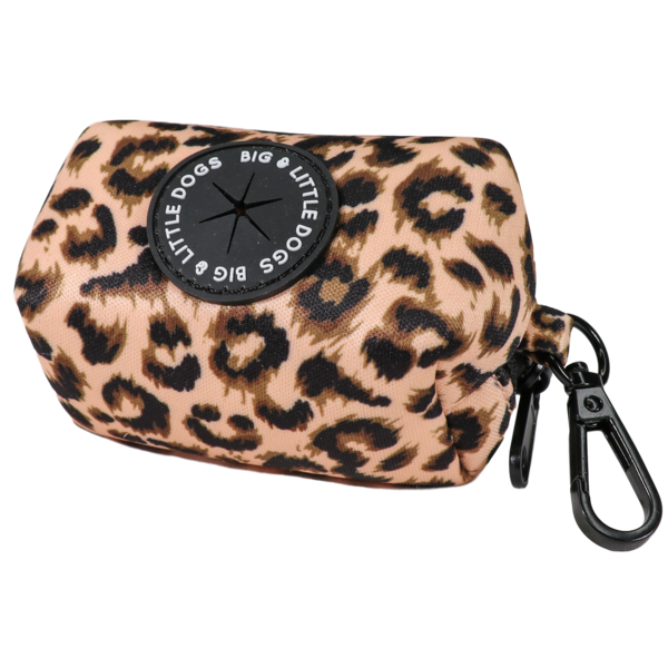 BIG & LITTLE DOGS - Luxurious Leopard Dog Poop Bag Holder