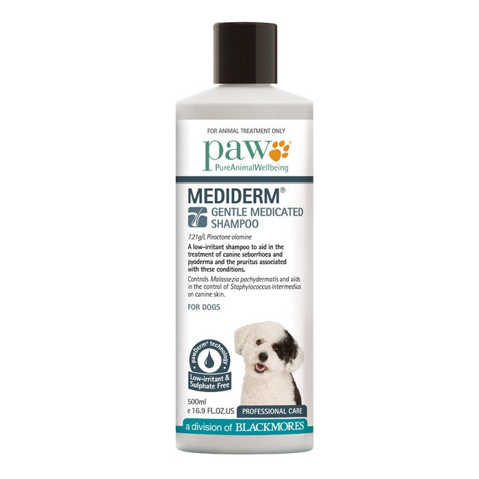 PAW BY BLACKMORES - MediDerm Gentle Medicated Shampoo 500mL