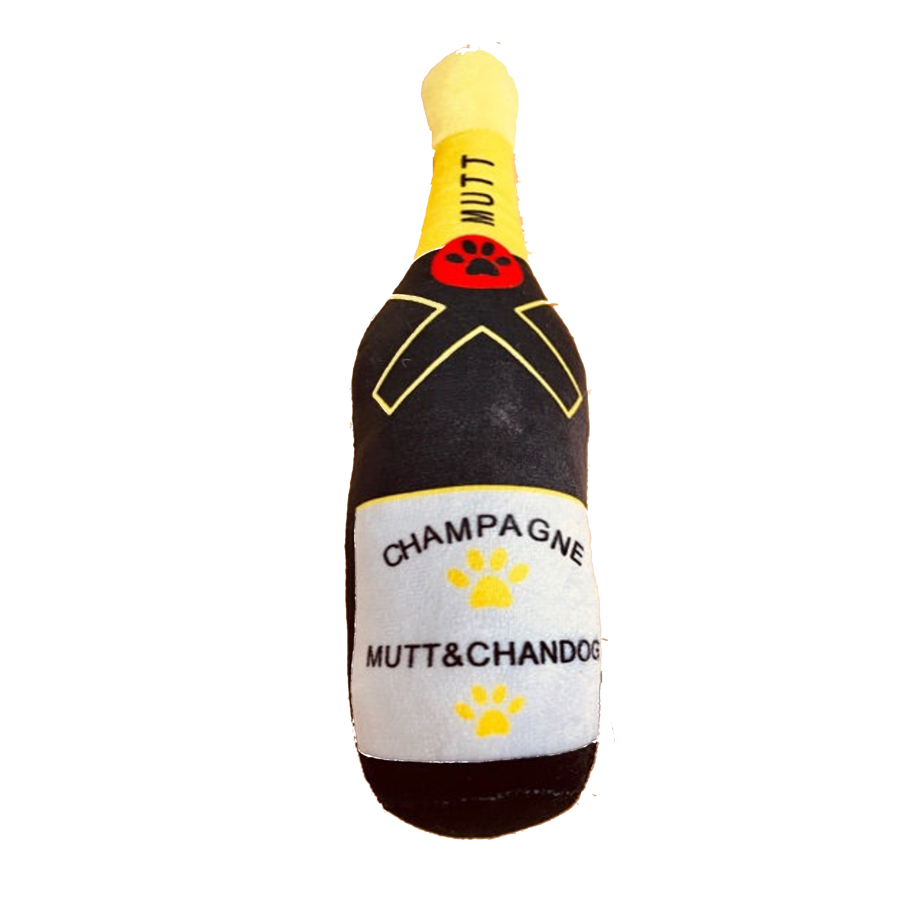L'BARKERY - Champagne Bottle Plush Dog Toy