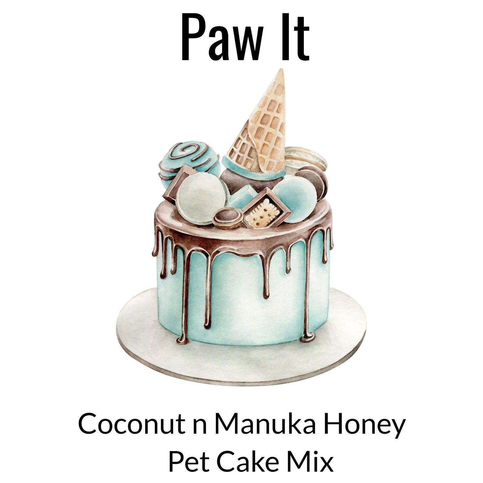 L'BARKERY - Paw It Coconut & Manuka Honey Pet Cake Mix