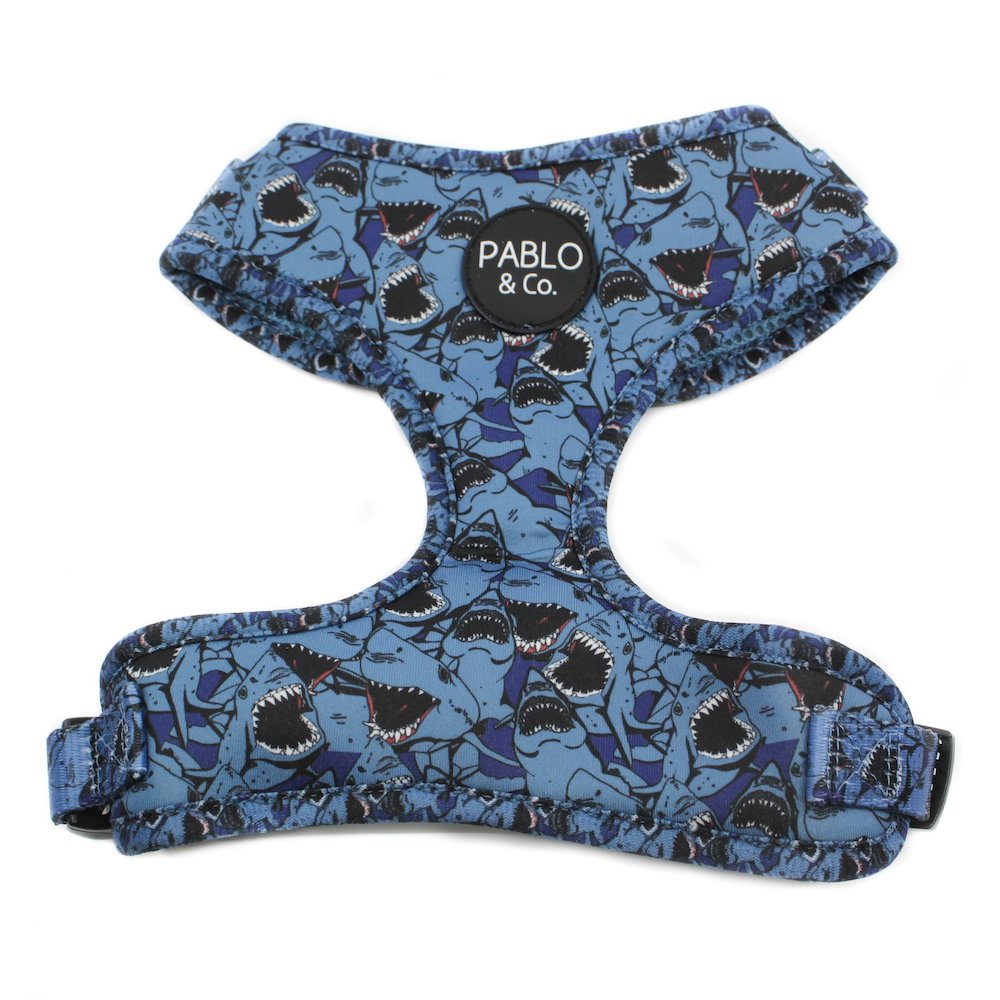 PABLO & CO - Sharks Adjustable Dog Harness