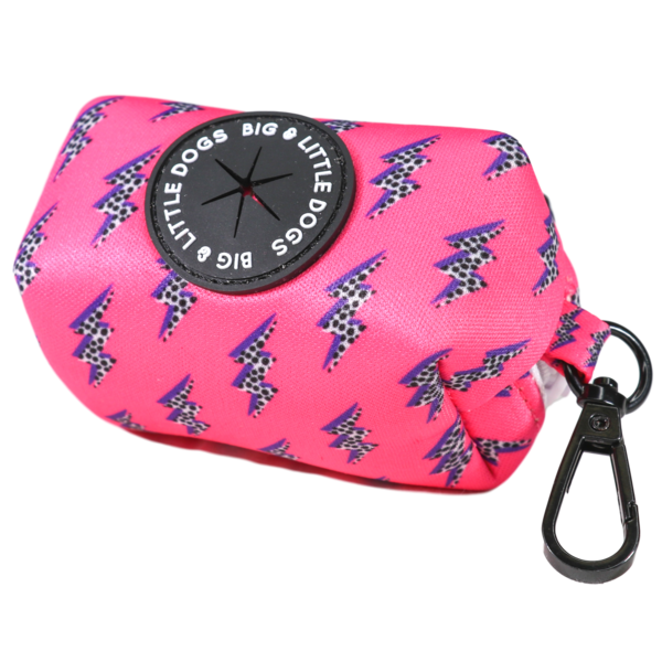 [LAST CHANCE] BIG & LITTLE DOGS - Pink Lightning Dog Poop Bag Holder