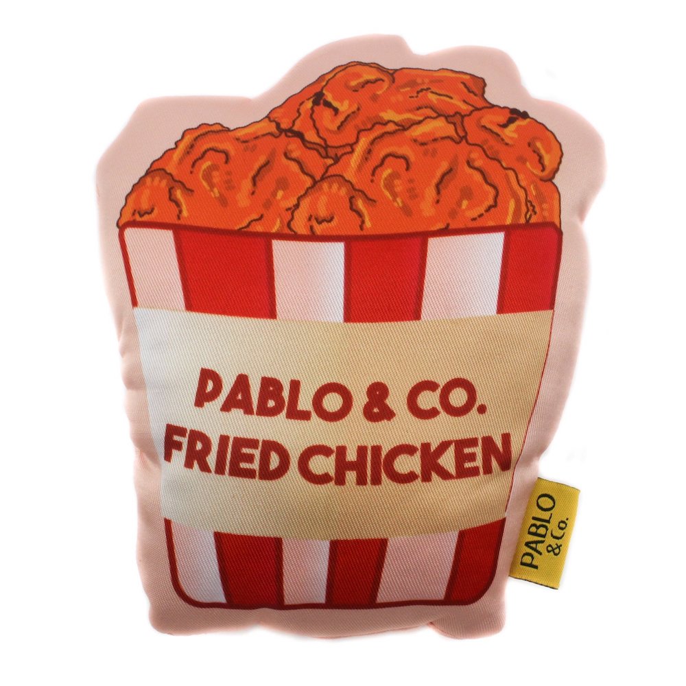 PABLO & CO -  Fried Chicken Squeaky Toy