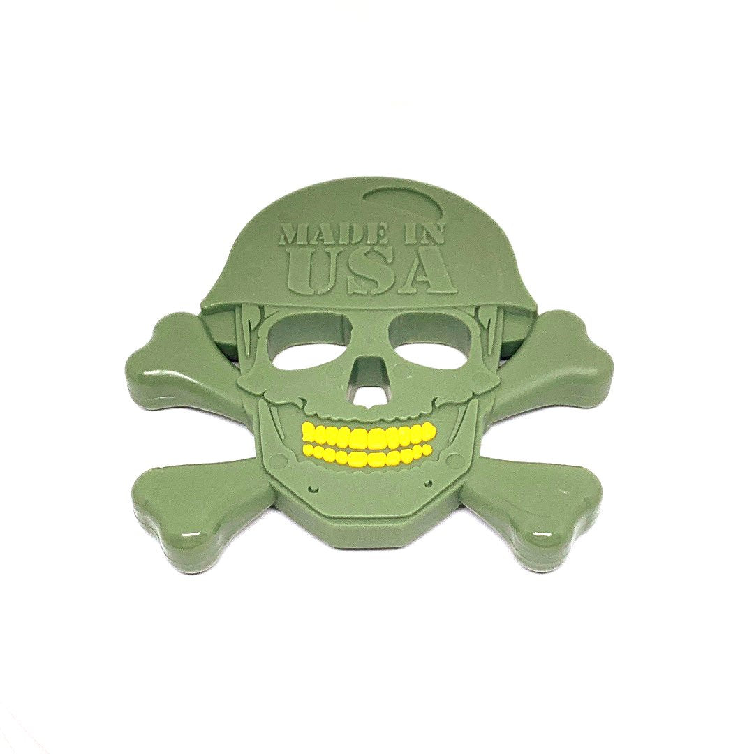 ROVER PET PRODUCTS - K9 Nylon Skull & Crossbones  Chew Toy