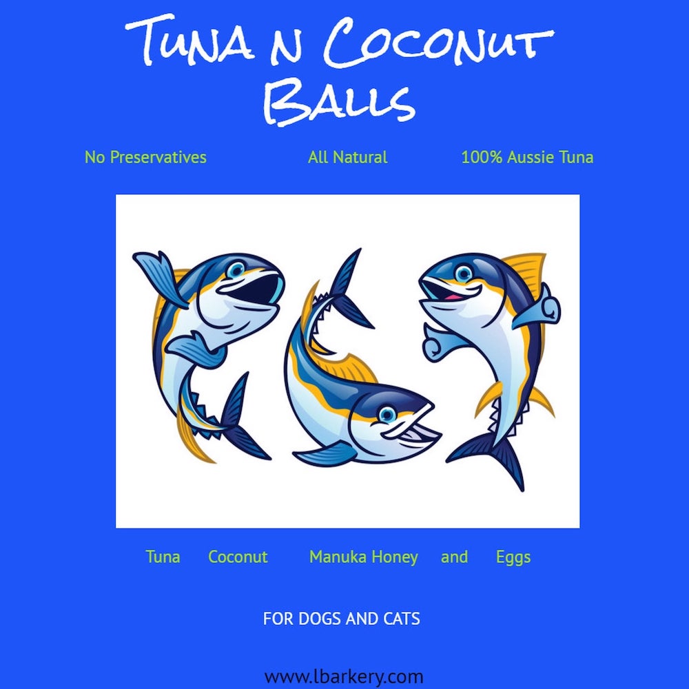 L'BARKERY - Tuna 'n Coconut Balls