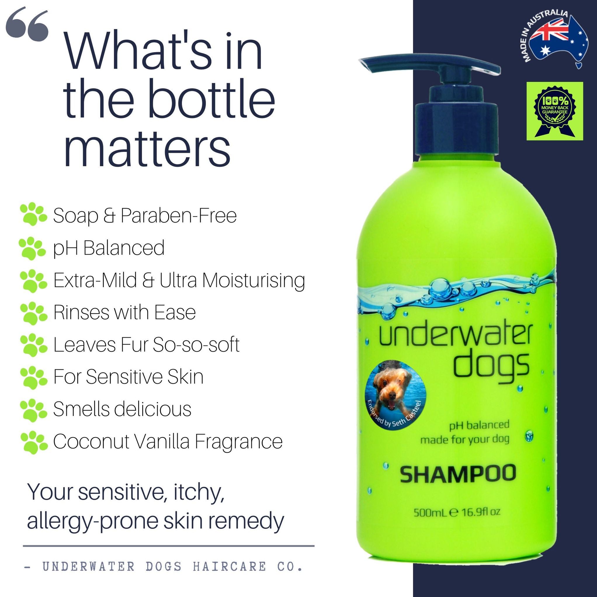 UNDERWATER DOGS - Dog Shampoo 500mL