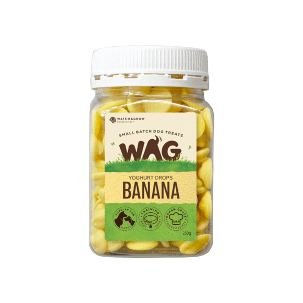 WAG - Banana Yoghurt Drops for Dogs