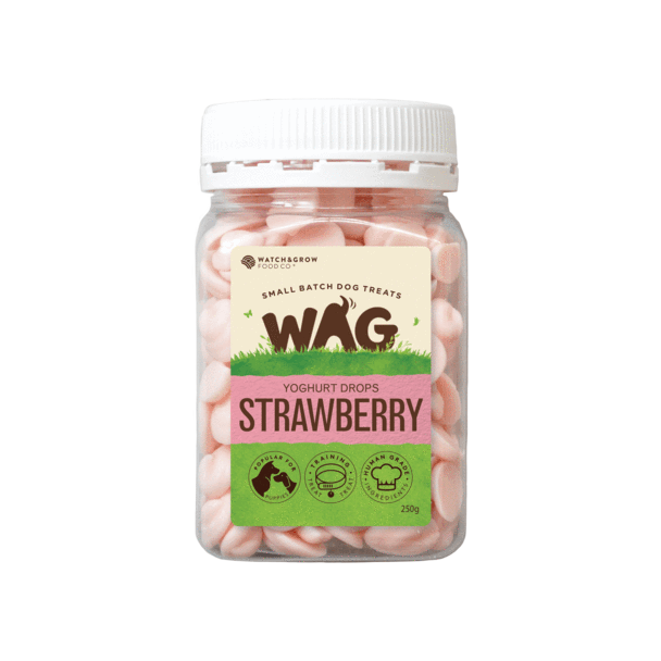 WAG - Strawberry Yoghurt Drops for Dogs