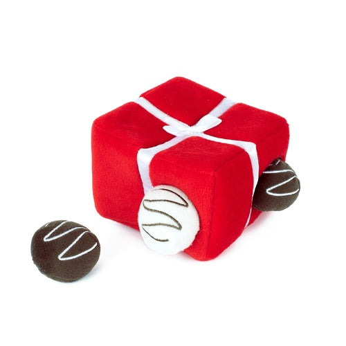 ZIPPY PAWS - Zippy Burrow Box of Chocolates Interactive Dog Toy