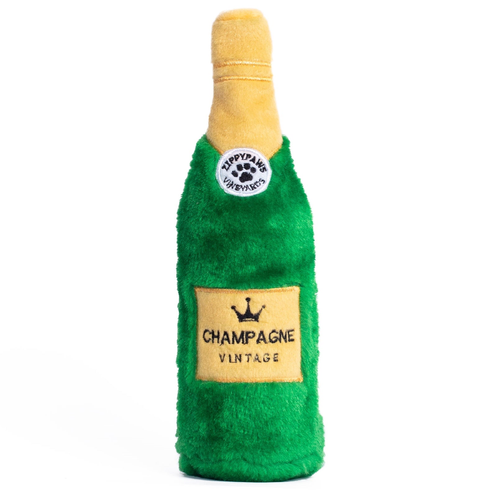 ZIPPY PAWS - Happy Hour Crusherz Dog Toy Champagne