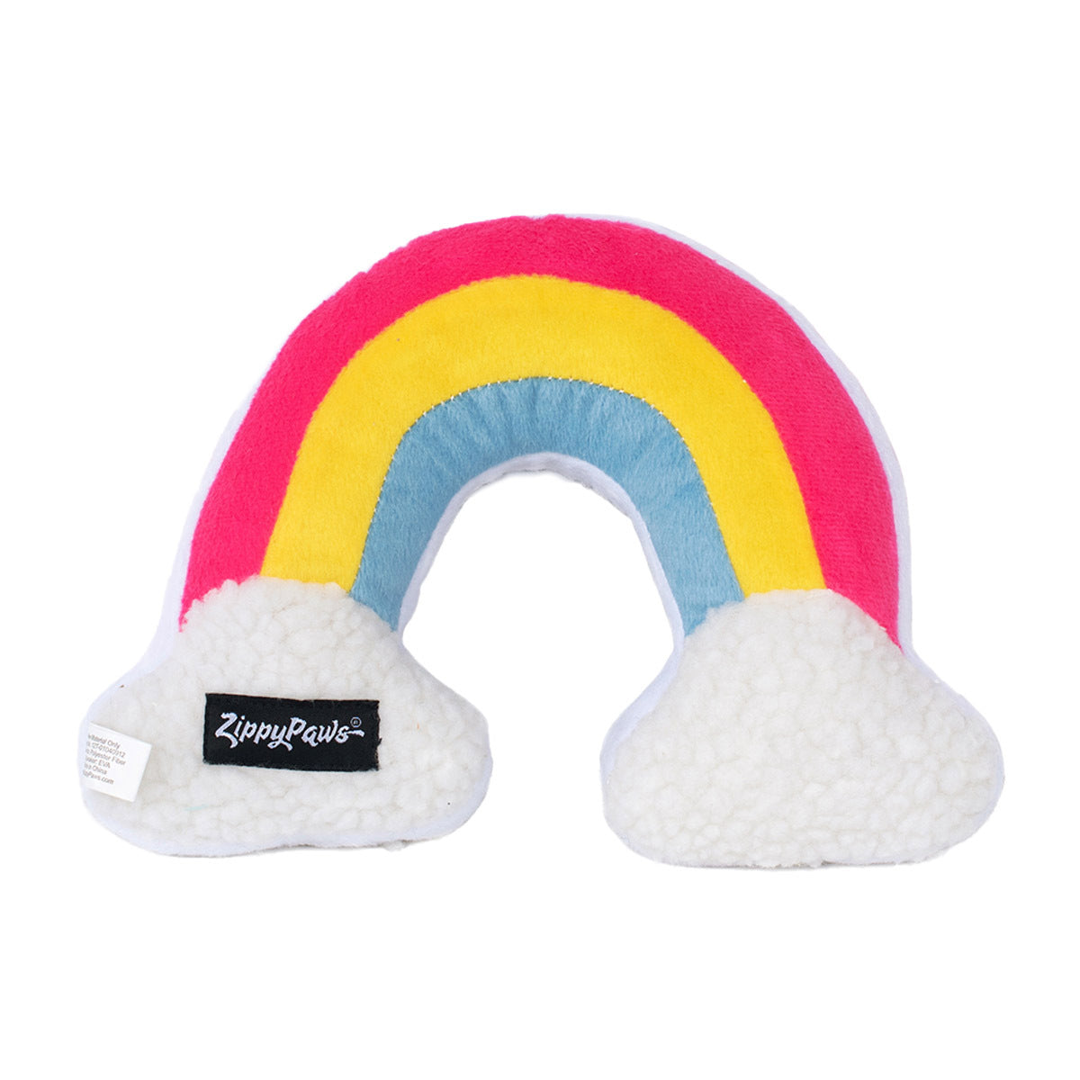 ZIPPY PAWS - Squeakie Pattiez Plush Dog Toys - Rainbow